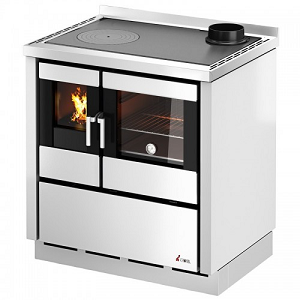 Cuisinire  bois Cadel Kook 80 dessus fonte avec ventilation