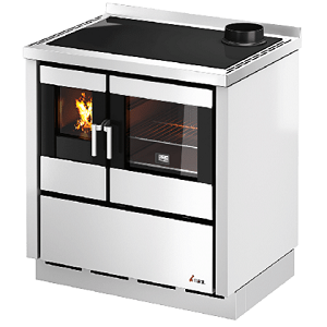 Cuisinire  bois Cadel Kook 80 dessus vitro avec ventilation