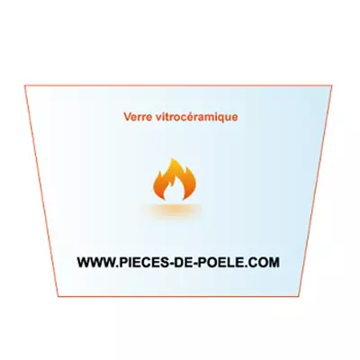 Verre vitrocéramique - EXTRAFLAME Réf. 002276402