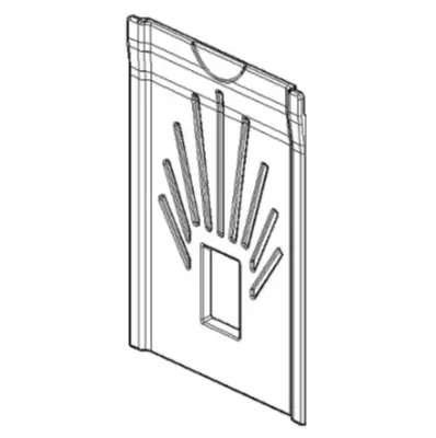 PAROI ARRIERE FONTE - EXTRAFLAME Réf. 007270103 (SUIVI)