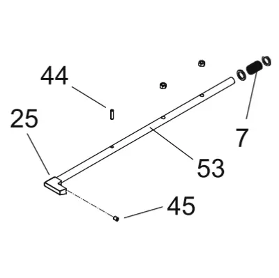 AXE PLAN 16750B (6340744) - FRANCO BELGE Réf. 101065