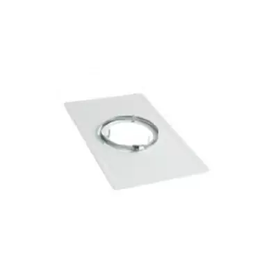 Plaque de propreté rectangle 300x500 Blanc Ø150-153mm - TEN 127155