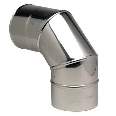 Coude 3 parties EQ 90° Ten Inox 304 Pro Ø125mm - TEN Réf. 262125