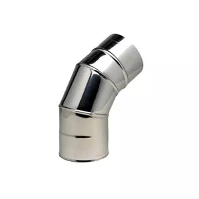 Coude 3 parties HE 60° Ten Inox 304 Pro Ø125mm - TEN Réf. 263125