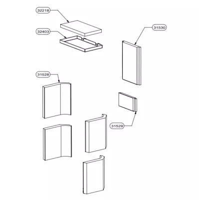 BRIQUE LATERALE HANOOK / SKEEP - SUPRA Réf . 31528 (Référence épuisée)