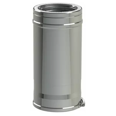 Conduit isolé inox Ø80/130mm double paroi DUOTEN longueur 250mm