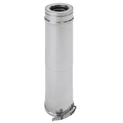 Conduit isolé inox Ø100/150mm double paroi DUOTEN réglable de 360 à 530mm - TEN Réf. 590108