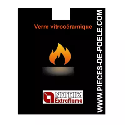 Verre sérigraphié 293x458mm - LA NORDICA Réf. 7025505