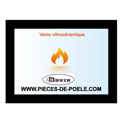 Verre vitrocéramique sérigraphié - DOVRE Réf. 70.26329.000