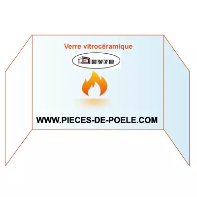 Verre vitrocéramique prismatique Phoenix - DOVRE Réf. 70.26364.000