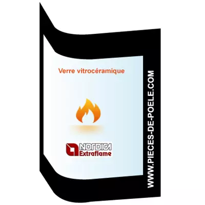 Verre vitrocéramique sérigraphié 317x560mm - LA NORDICA Réf. 7126009