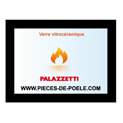 Verre vitrocéramique sérigraphié - PALAZZETTI Réf. 892603780