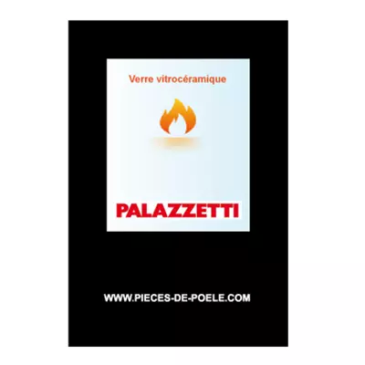 Verre vitrocéramique sérigraphié - PALAZZETTI Réf. 892607500