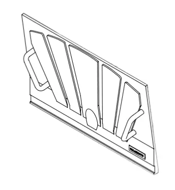 Paroi arrière - PALAZZETTI Réf. 895705400 (SUIVI)