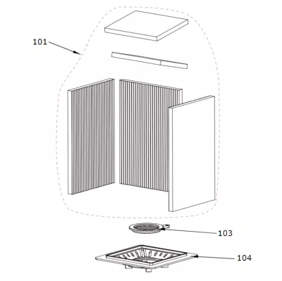 Support de grille - PALAZZETTI Réf. 895712270 (SUIVI)