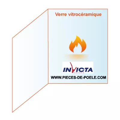 Verre vitrocéramique à 2 côtés - INVICTA Réf. AX366142A