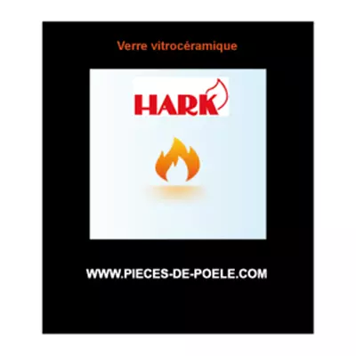 Verre vitrocéramique sérigraphié 480x525mm - HARK Réf. ETSTO0100034