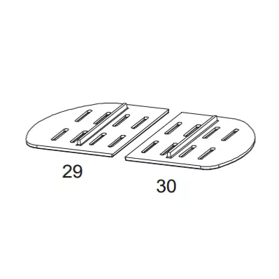 DEMI GRILLE DROITE - INVICTA FB610704 / F610704B (SUIVI)