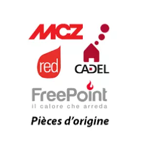 Poignée de porte esthétique- MCZ (Cadel-FreePoint-Red) Réf. 41402142990