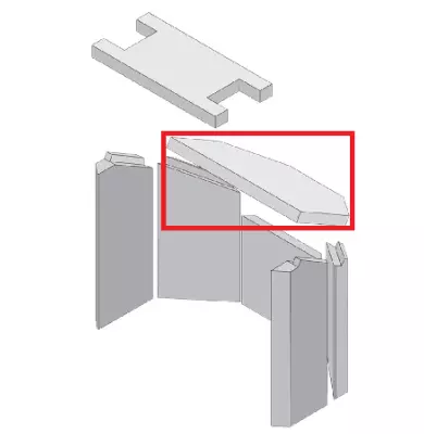 Déflecteur inférieur - HARK Réf. ETSTO0600829G