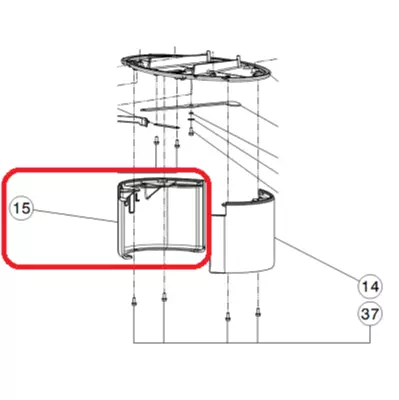 PIED GAUCHE BOW - DOVRE Réf. 72.52288.021