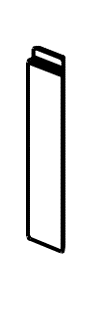 Brique arrière latérale (lamelle) à l\'unité ASTRO 4 - DOVRE Réf. 70.35210.020