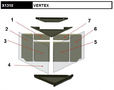 Brique vermiculite - ROCAL réf. VRX1310-4