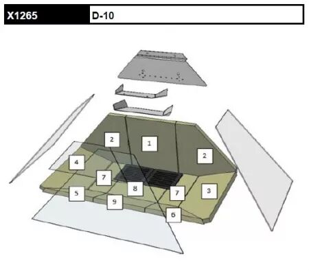 Brique vermiculite avant - ROCAL réf. VRX1265-9