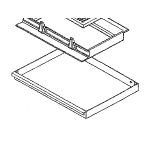 Cendrier 580x500mm - SUPRA Réf. 03197 (Référence épuisée)