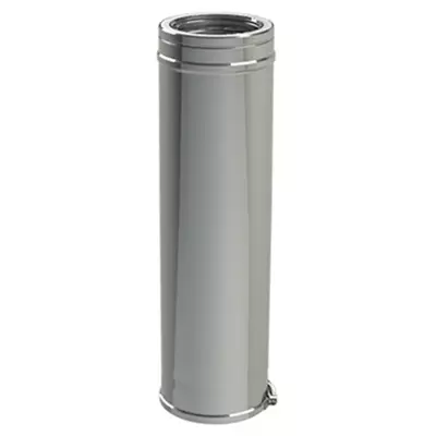 Conduit isolé inox Ø100/150mm double paroi DUOTEN longueur 500mm - TEN Réf. 502108