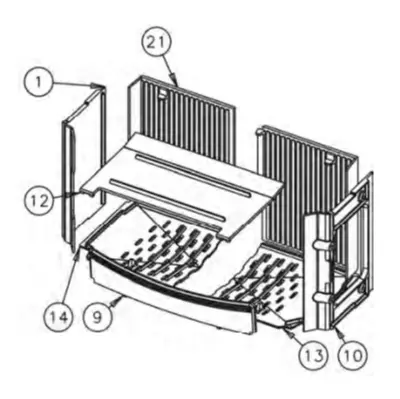 COTE INTERIEUR DROIT 362101 - GODIN 10405362101000 (STOCK)