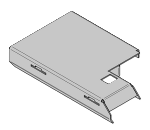 Déflecteur supérieur métal gauche Studio 2 MK1.75 - STOVAX Réf. RVS-MEC11370 (SUIVI)