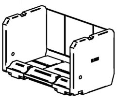 Jeu de briques basses nouvelle génération pour Studio 500 - STOVAX Réf. RVS-MEC10410