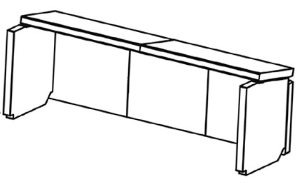 Kit 7 briques hautes Studio Air 1 - STOVAX Réf. MEC11430