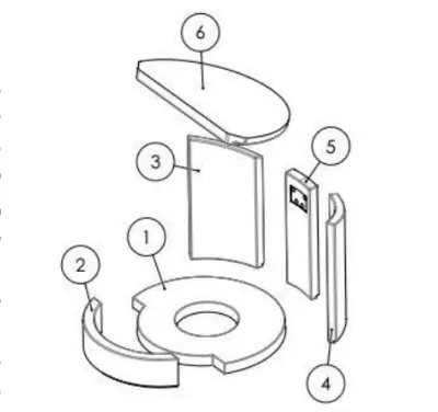 KIT INTERIEUR FOYER FONTE POELE ONSEN 3 VITRES - INVICTA N648814 (STOCK)