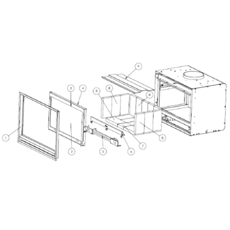 Verre et joint Aroa IC-700 LACUNZA 504270000000