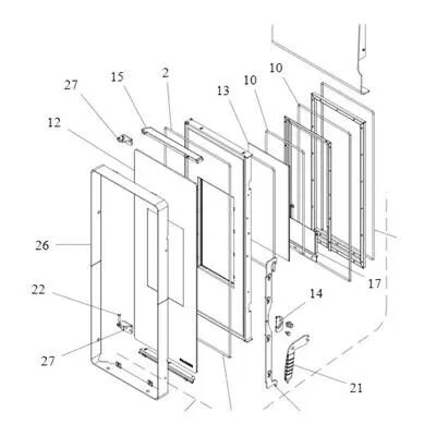 VITRE EXTERIEURE ECOFIRE MICHELLE - PALAZZETTI Réf. 895753396